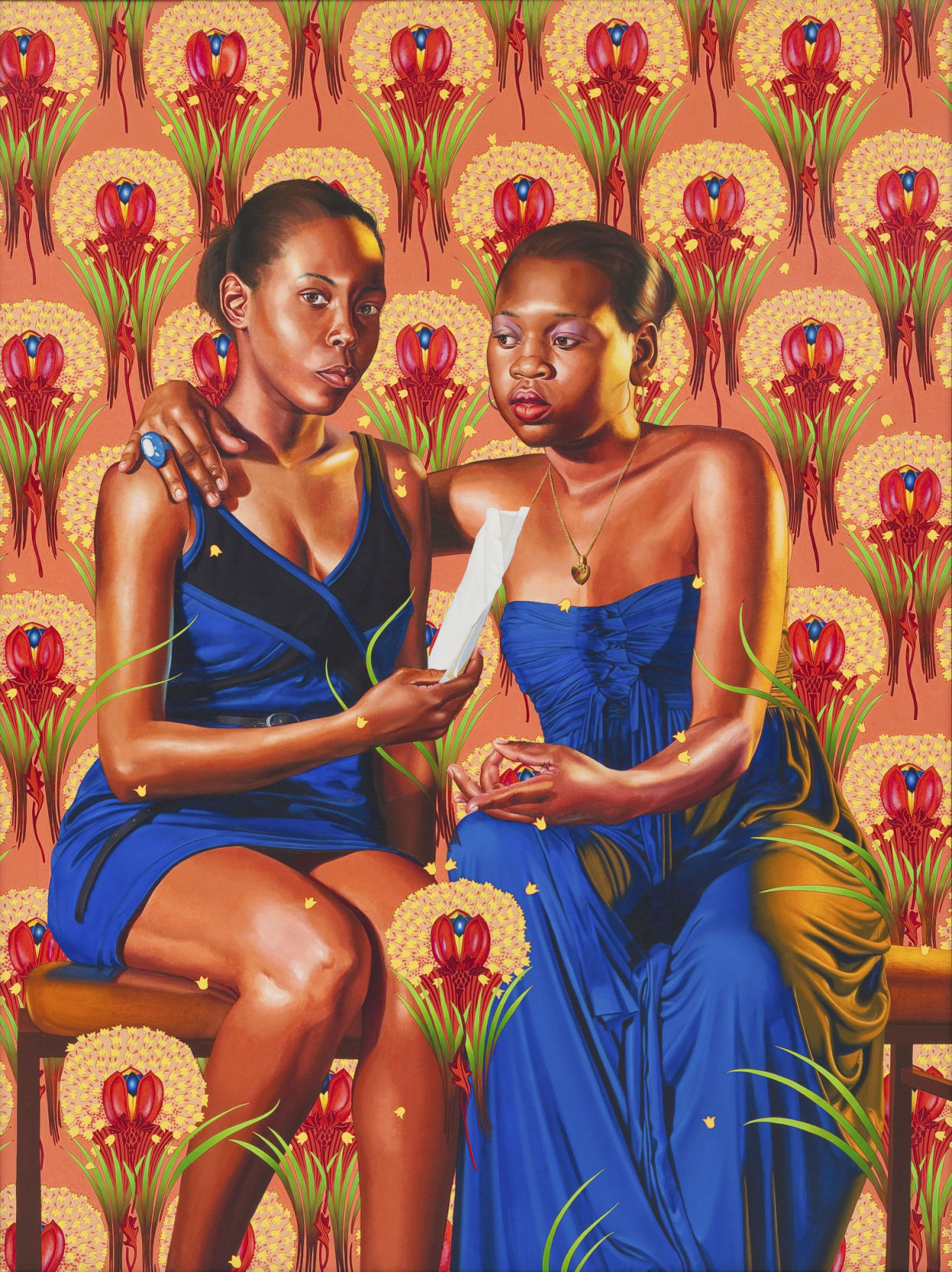 'The Sisters Zénaïde and Charlotte Bonaparte' by Kehinde Wiley